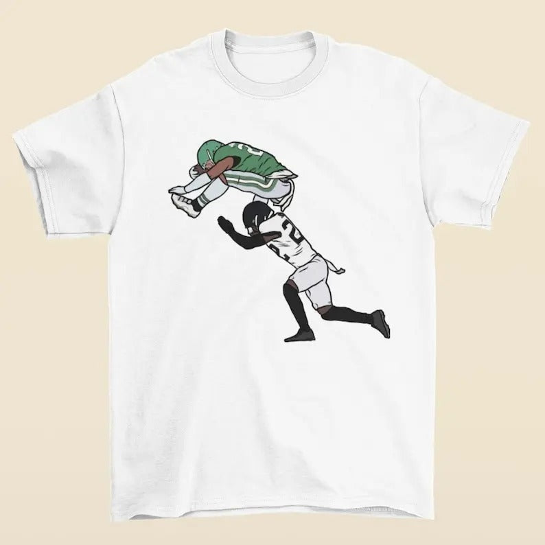 Saquon Barkley Backwards Hurdle T-Shirt Hoodie, Sweatshirt | HypeDripTees.com