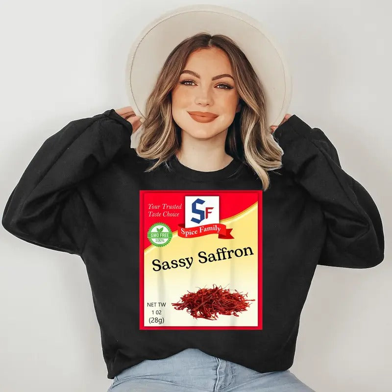 Sassy Saffron Condiment Costume Holiday Spice Costumes Sweatshirt T-Shirts, Hoodie | HypeDripTees.com
