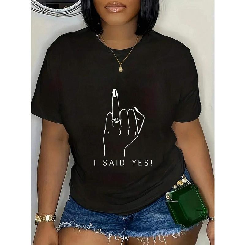 Sassy T - Shirt with 'I SAID YES!' Message and Bold Finger Gesture for Trendsetters Hoodie, Sweatshirt | HypeDripTees.com