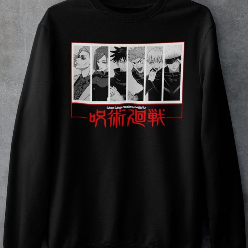 Satoru Gojo,Yuji Itadori,Megumi Fushiguro, Kugisaki,Jujutsu Kaisen Sweatshirt T-Shirts, Hoodie | HypeDripTees.com