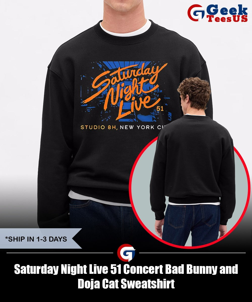 Saturday Night Live 51 Concert Bad Bunny and Doja Cat shirt