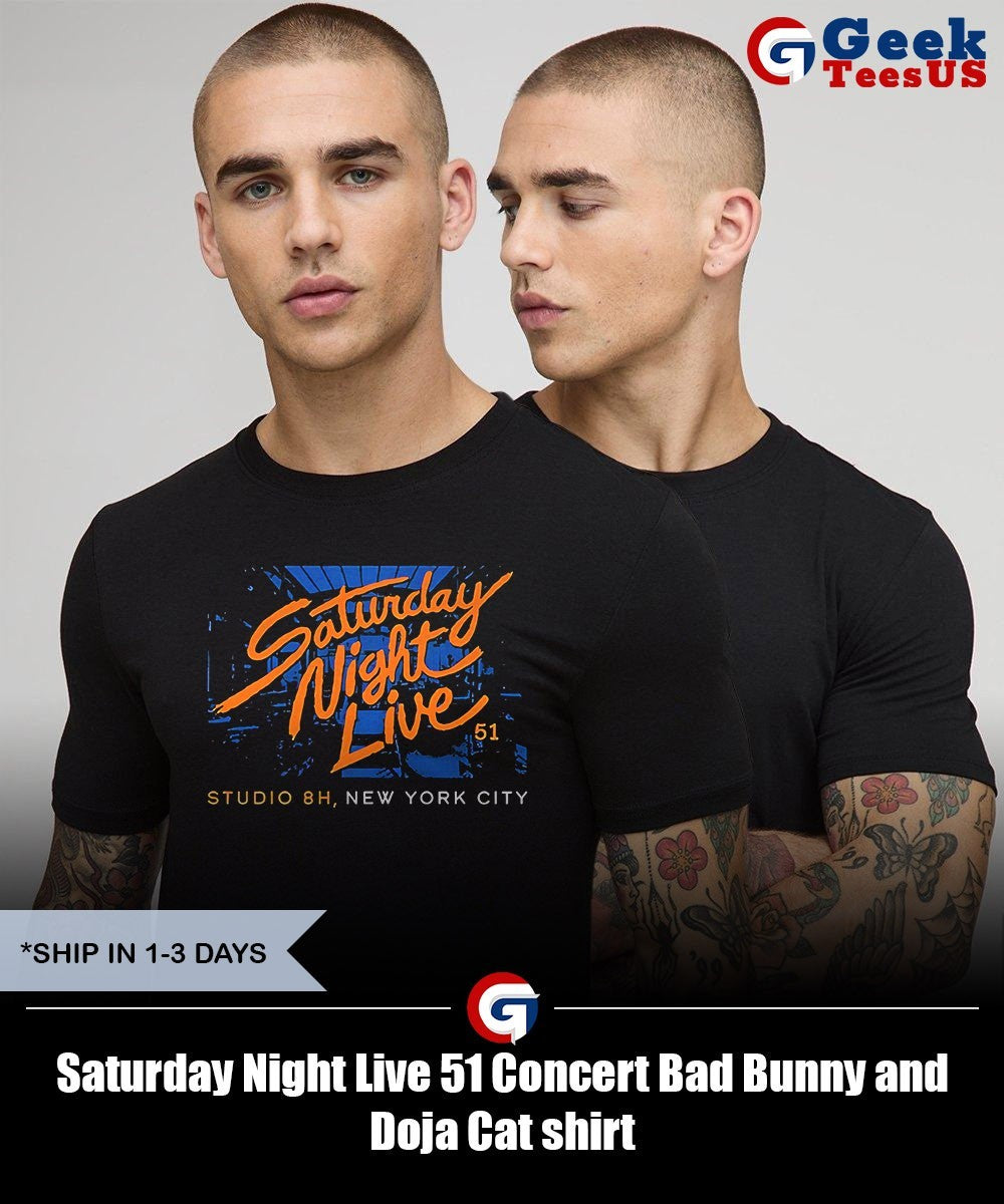 Saturday Night Live 51 Concert Bad Bunny and Doja Cat shirt