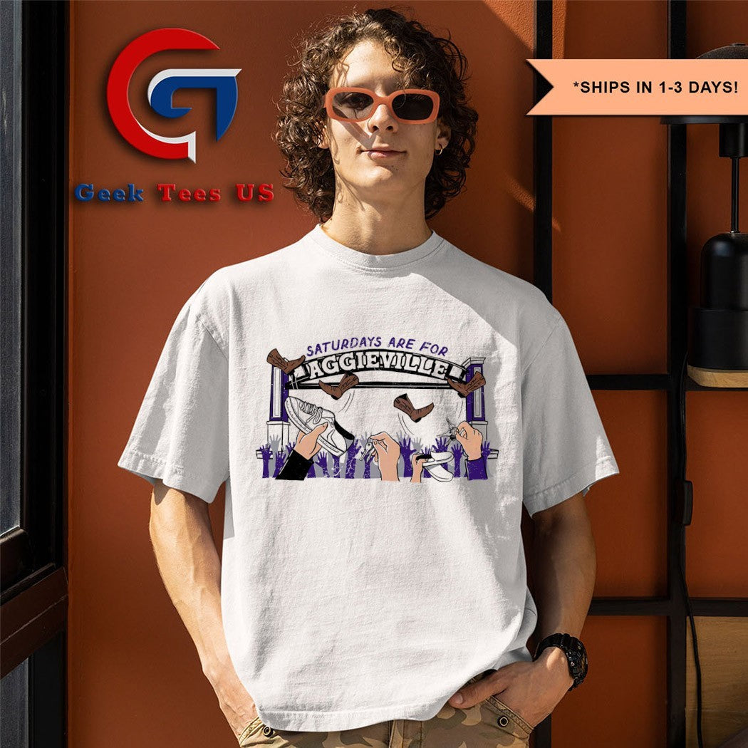 Saturdays are for Aggieville Kansas State Wildcats shirt