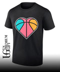 Satx basketball heart San Antonio Spurs NBA shirt