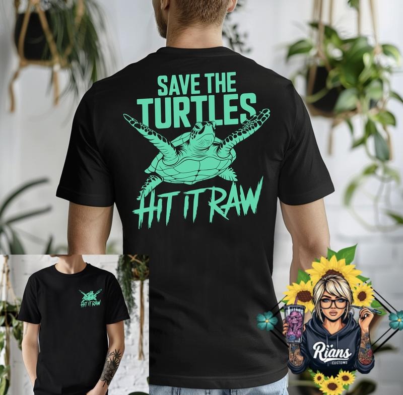 Save the Turtles Unisex Comfort Colors Tshirt Hoodie, Sweatshirt | HypeDripTees.com