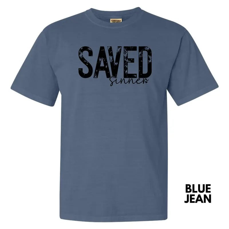 Saved Sinner Comfort Colors T-Shirt 'NLB' Hoodie, Sweatshirt | HypeDripTees.com