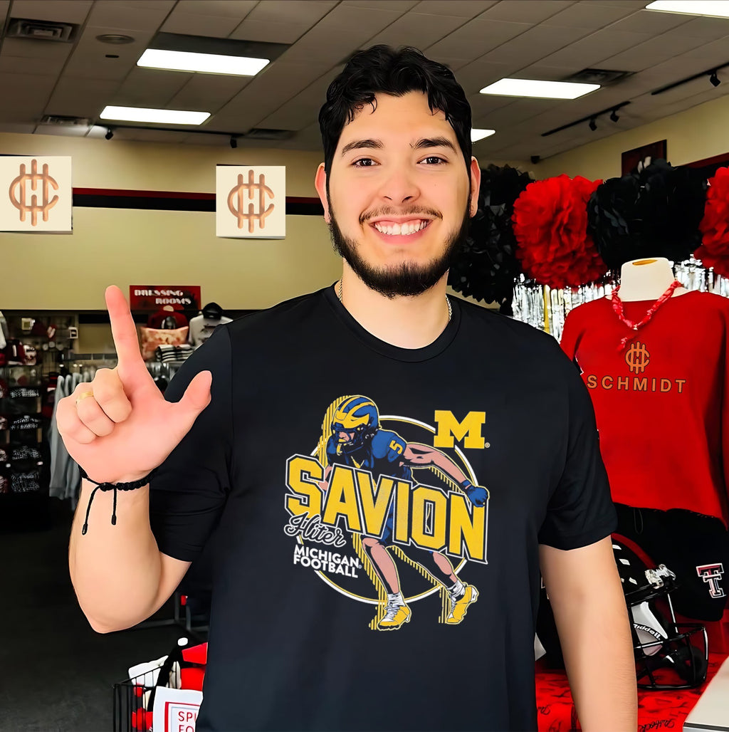Savion Hiter Michigan Wolverines Football Athlete Motion shirt