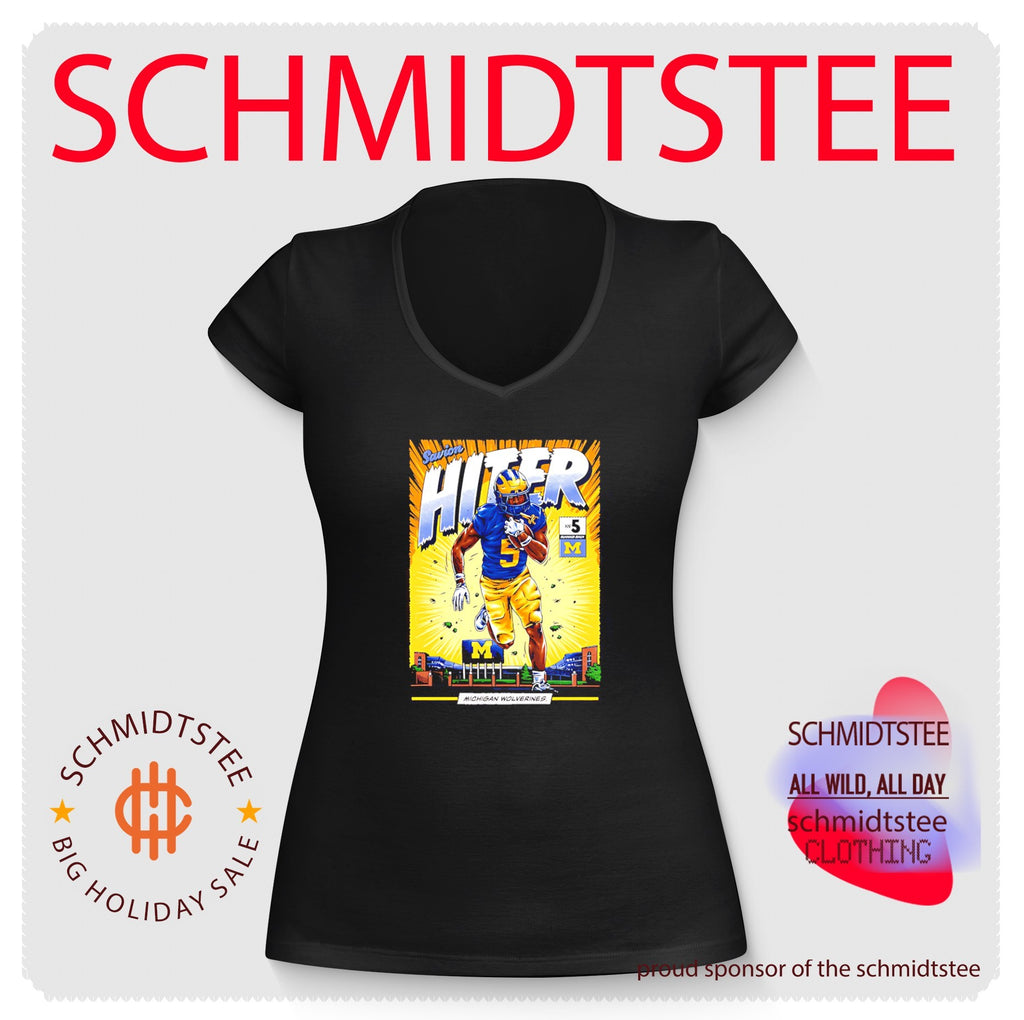 Savion Hiter Michigan Wolverines Football Comic shirt