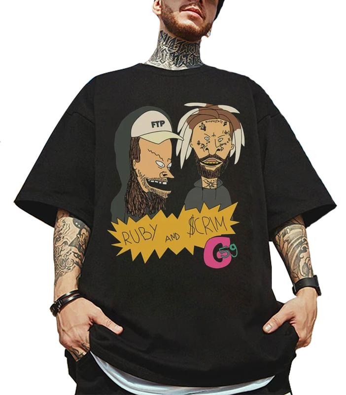 Sboi Ruby And Scrim Beavis And ButtHead T-Shirt Hoodie, Sweatshirt | HypeDripTees.com