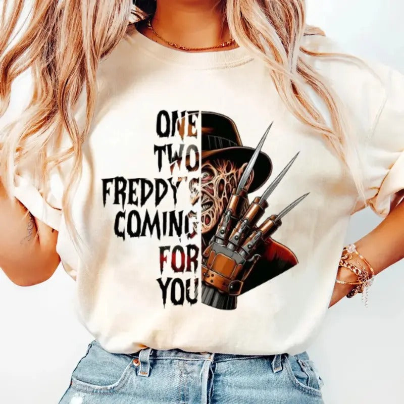 Scary Movie Character Shirt, Spooky Halloween Fan Shirt, Halloween Movie Shirt, Unisex Short Sleeve Tee Shirt, Casual...