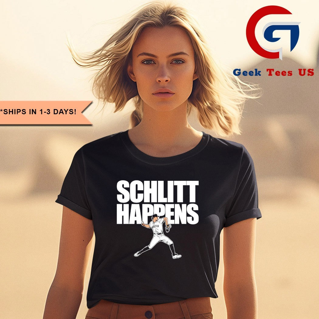 Schlitt Happens Cam Schlittler New York Yankees baseball MLB shirt