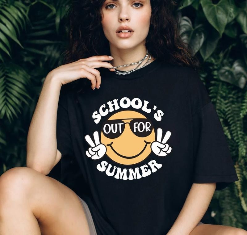School's Out For Summer Shirt, Teacher Summer Unisex T-Shirt Top Womenswear Hoodie, Sweatshirt | HypeDripTees.com