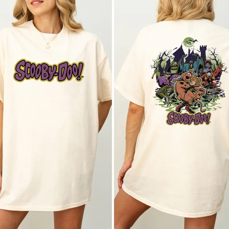 Scooby Doo 2 Side Shirt, 90s Horror Movie Shirts, Retro Halloween Shirts, Scoobydoo Shirt, Vintage Horror Movie Character...