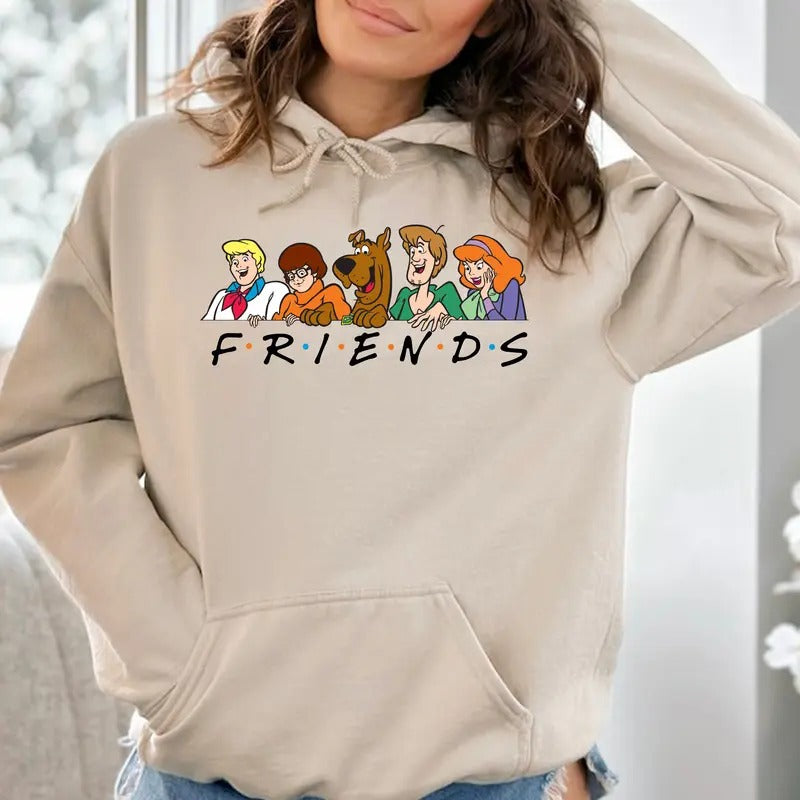 Scooby Doo Friend Shirt, Spooky Tee Shirt, Scary Halloween Sweatshirt, Retro Scooby Doo T-Shirt Hoodie | HypeDripTees.com