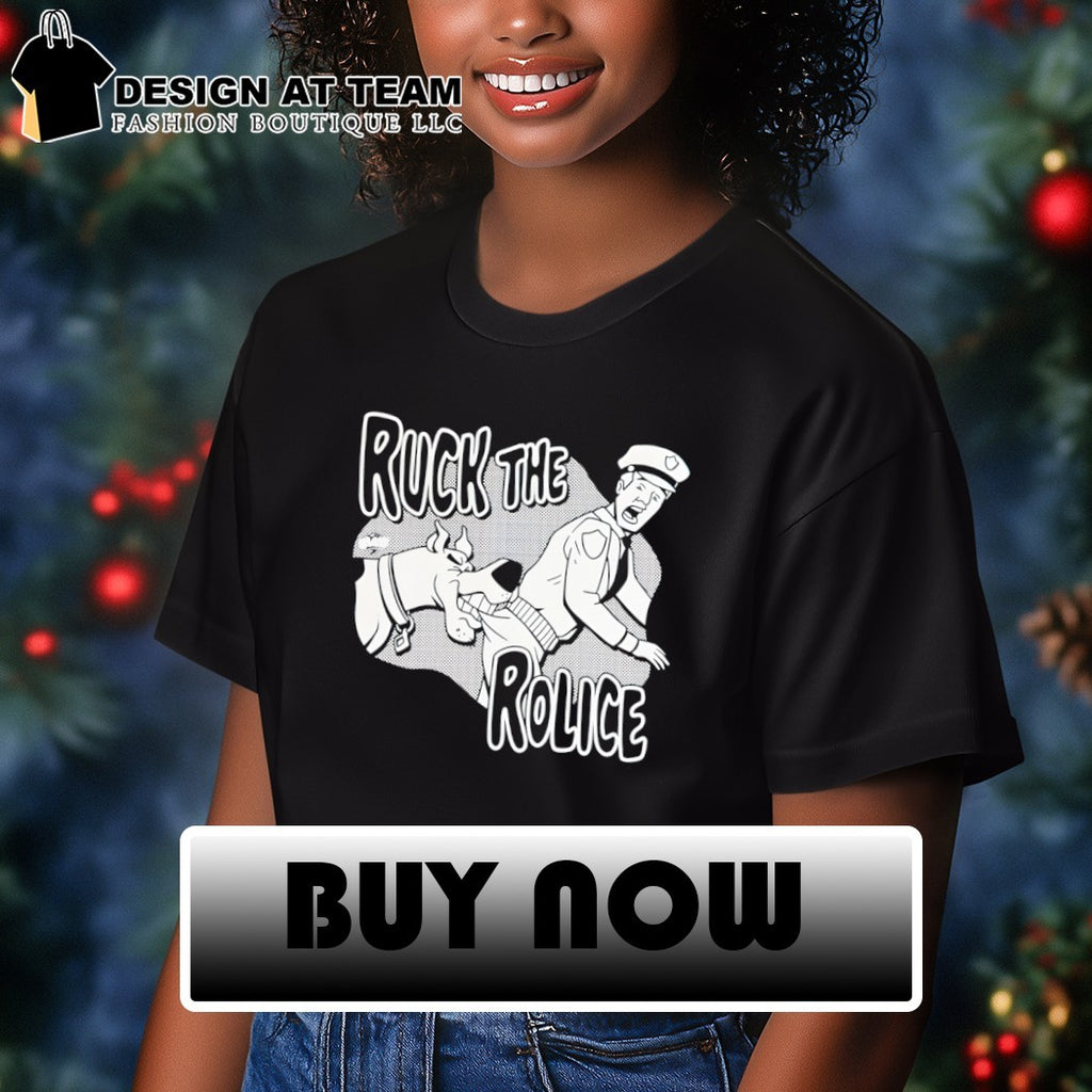 Scooby Doo Ruck The Rolice Ben-Day cartoon shirt