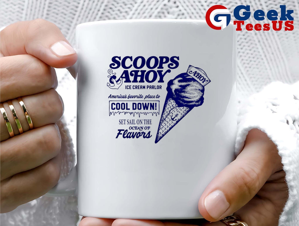 Scoops Ahoy ice cream parlor shirt