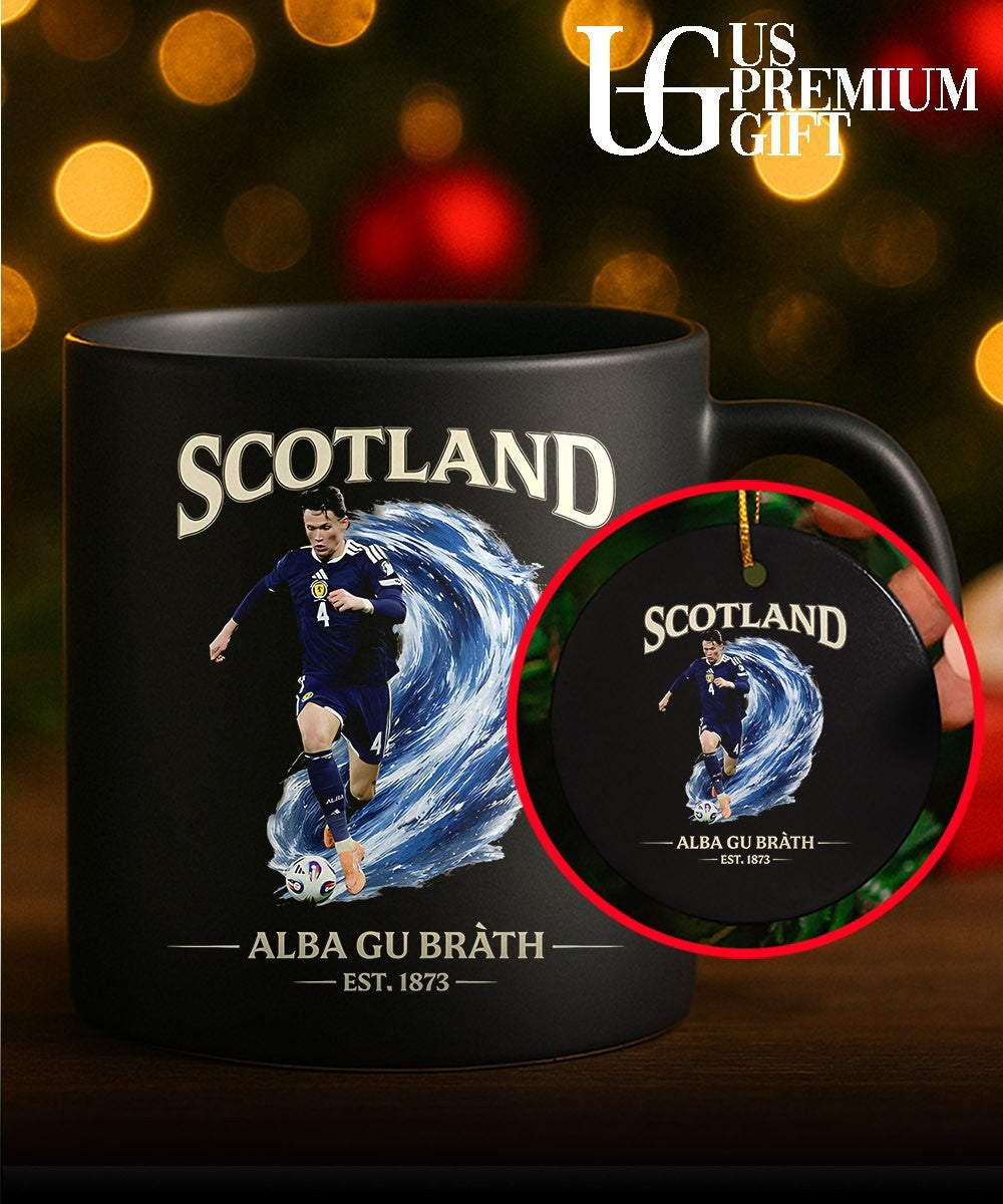 Scott McTominay Scotland National Football Team Alba Gu Brath Wave Est 1873 shirt