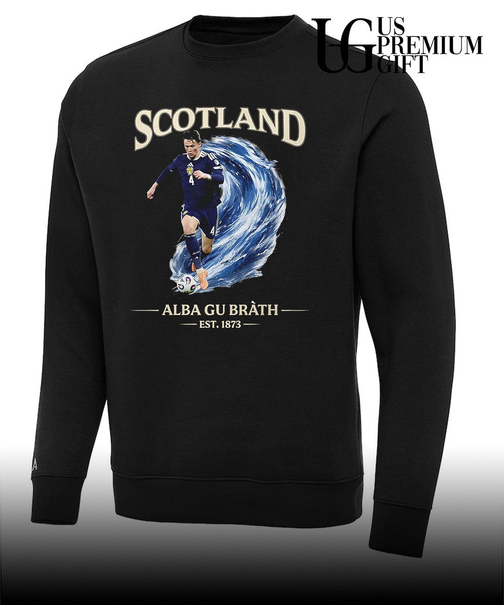 Scott McTominay Scotland National Football Team Alba Gu Brath Wave Est 1873 shirt