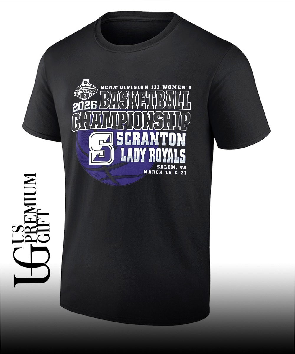 Scranton Lady Royals NCAA Division III Women’s Basketball Championship 2026 shirt