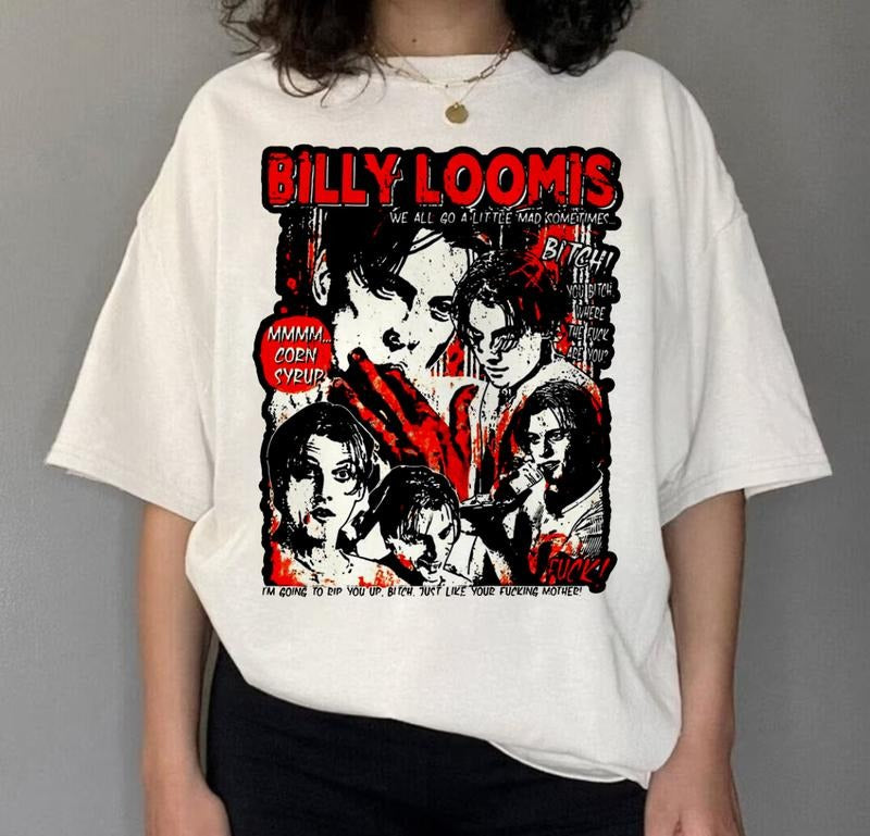 Scream We All Go A Little Mad Sometimes Billy Loomis T-Shirt, Scream Movie Sweatshirt, Billy Loomis Sweatshirt, Scream...