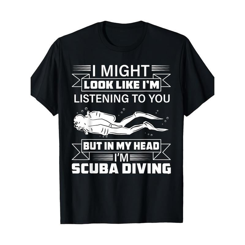 Scuba Diving Ocean Swimmer Lover Underwater Diver T-Shirt 100% Cotton - Made in USA Hoodie, Sweatshirt | HypeDripTees.com