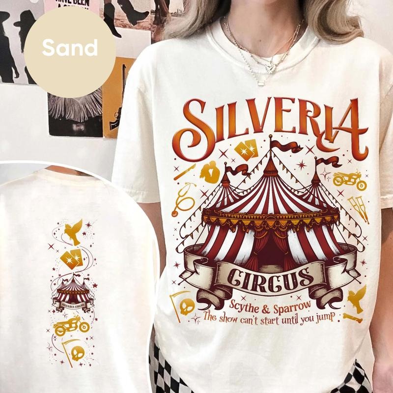 Scythe & Sparrow Silveria Circus T-Shirt, Sweatshirt, Hoodie, Butcher And Blackbird Inspired Tshirt, Dark Romance Book...
