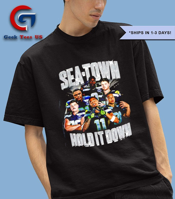 Seahawks Sea-town Hold It Down graphic shirt