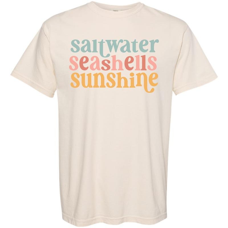 Seashells & Sunshine Comfort Colors T-Shirt 'NLB' Hoodie, Sweatshirt | HypeDripTees.com