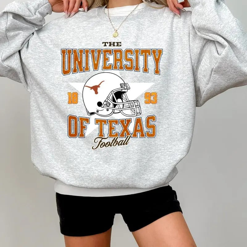 Seattle Football Sweatshirt, Vintage Unisex Seattle Crewneck, Gift for Football Fan, Oversized Seattle Sweatshirt Cotton...