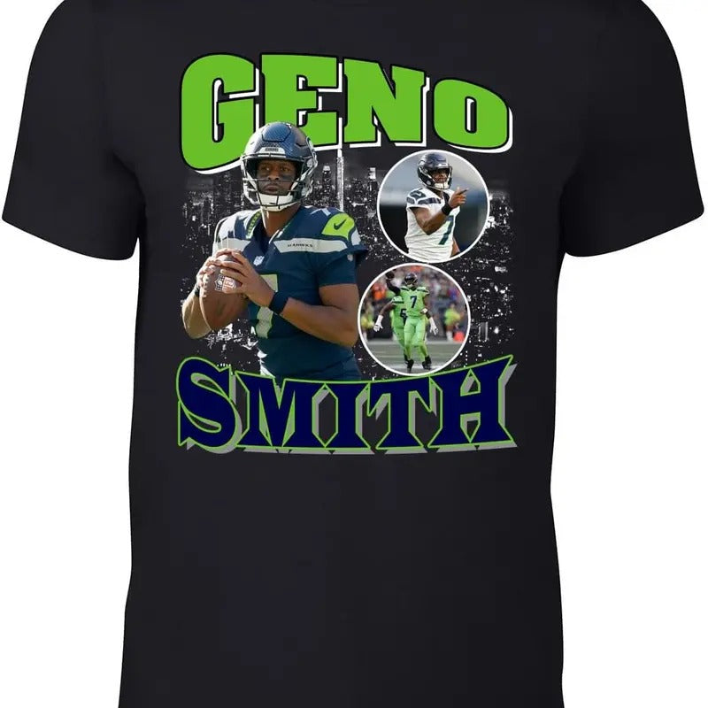 Seattle Geno Smith Bootleg Style T-Shirt Hoodie, Sweatshirt | HypeDripTees.com