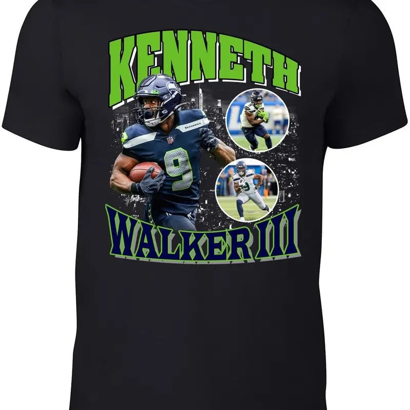Seattle Kenneth Walker III Bootleg Style T-Shirt Hoodie, Sweatshirt | HypeDripTees.com