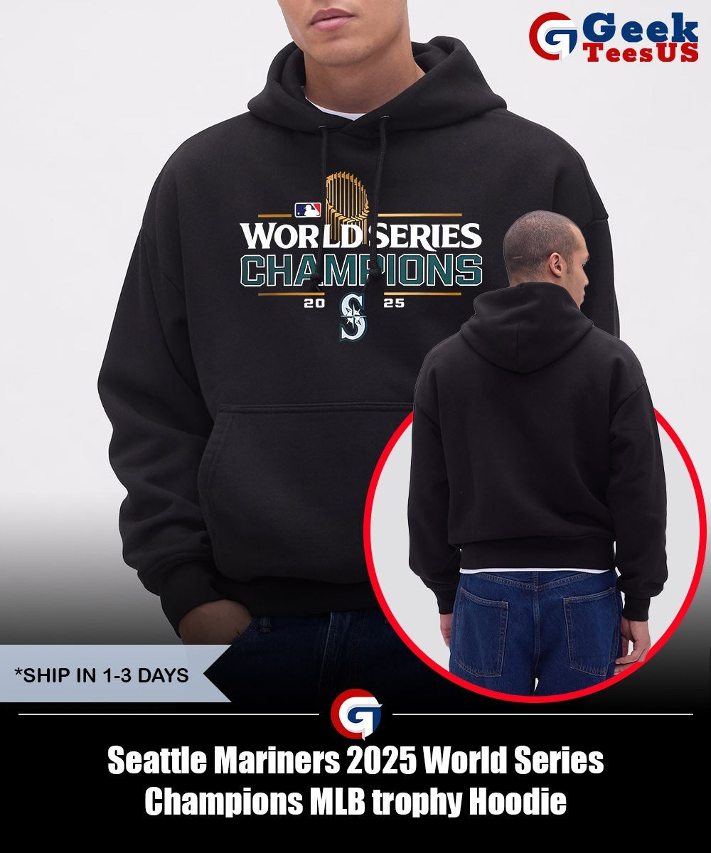 Seattle Mariners 2025 World Series Champions MLB trophy shirt