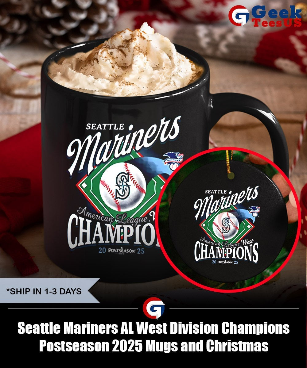 Seattle Mariners AL West Division Champions Postseason 2025 shirt