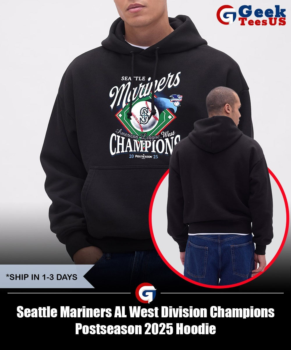Seattle Mariners AL West Division Champions Postseason 2025 shirt