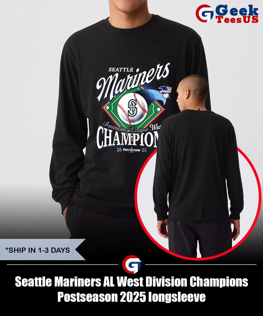 Seattle Mariners AL West Division Champions Postseason 2025 shirt