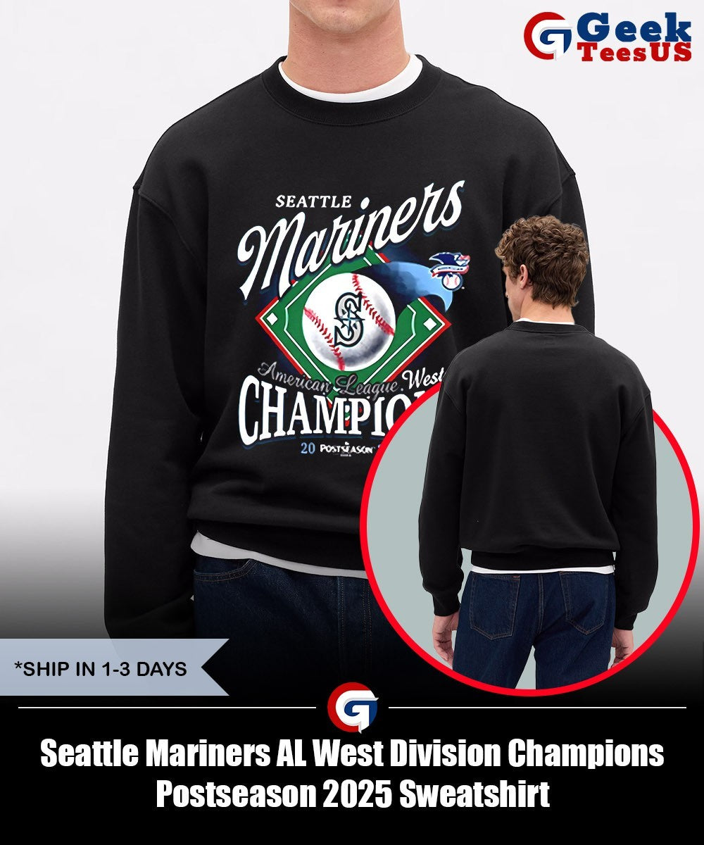 Seattle Mariners AL West Division Champions Postseason 2025 shirt