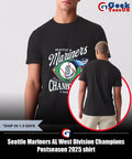 Seattle Mariners AL West Division Champions Postseason 2025 shirt