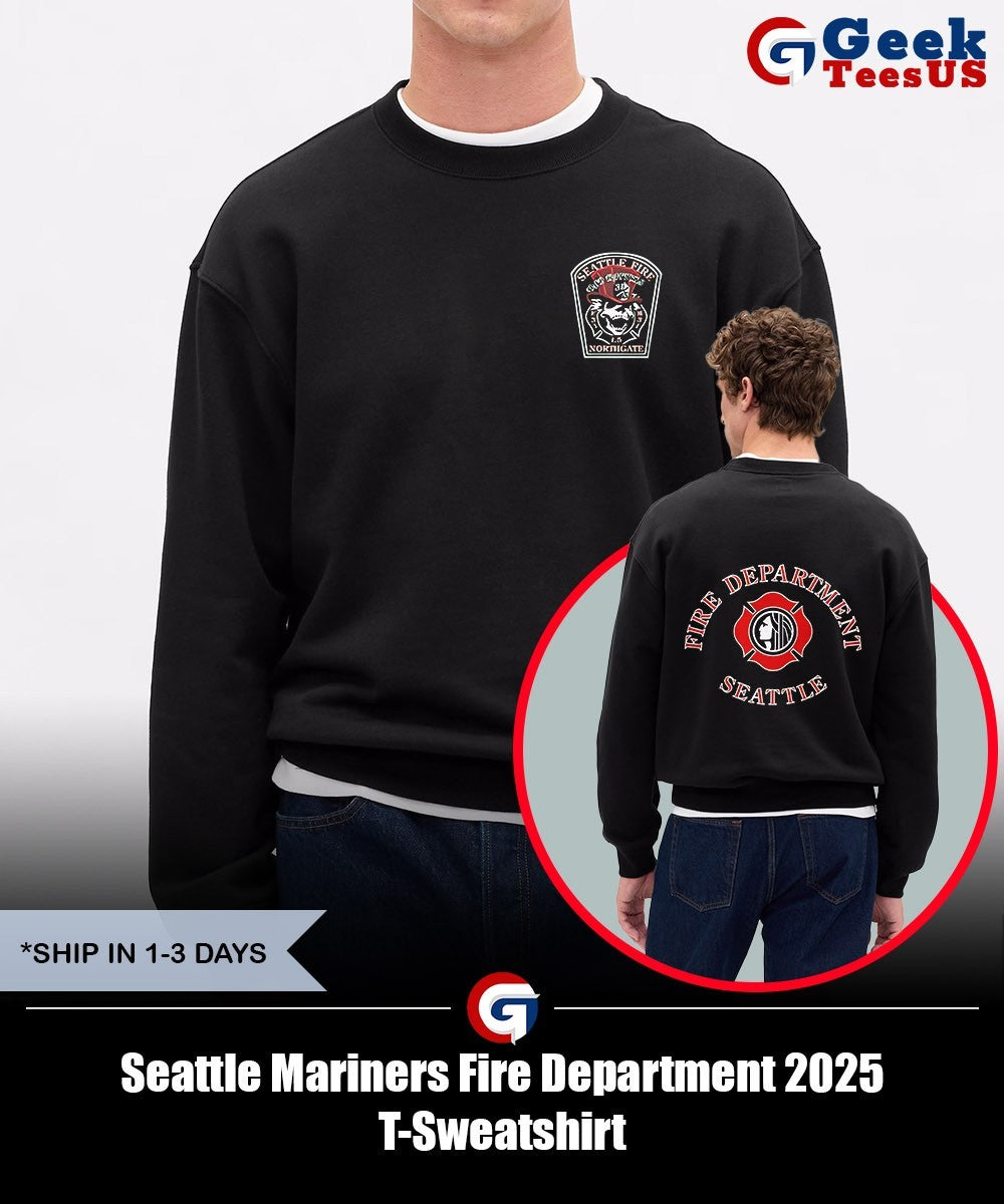 Seattle Mariners Fire Department 2025 T-shirt