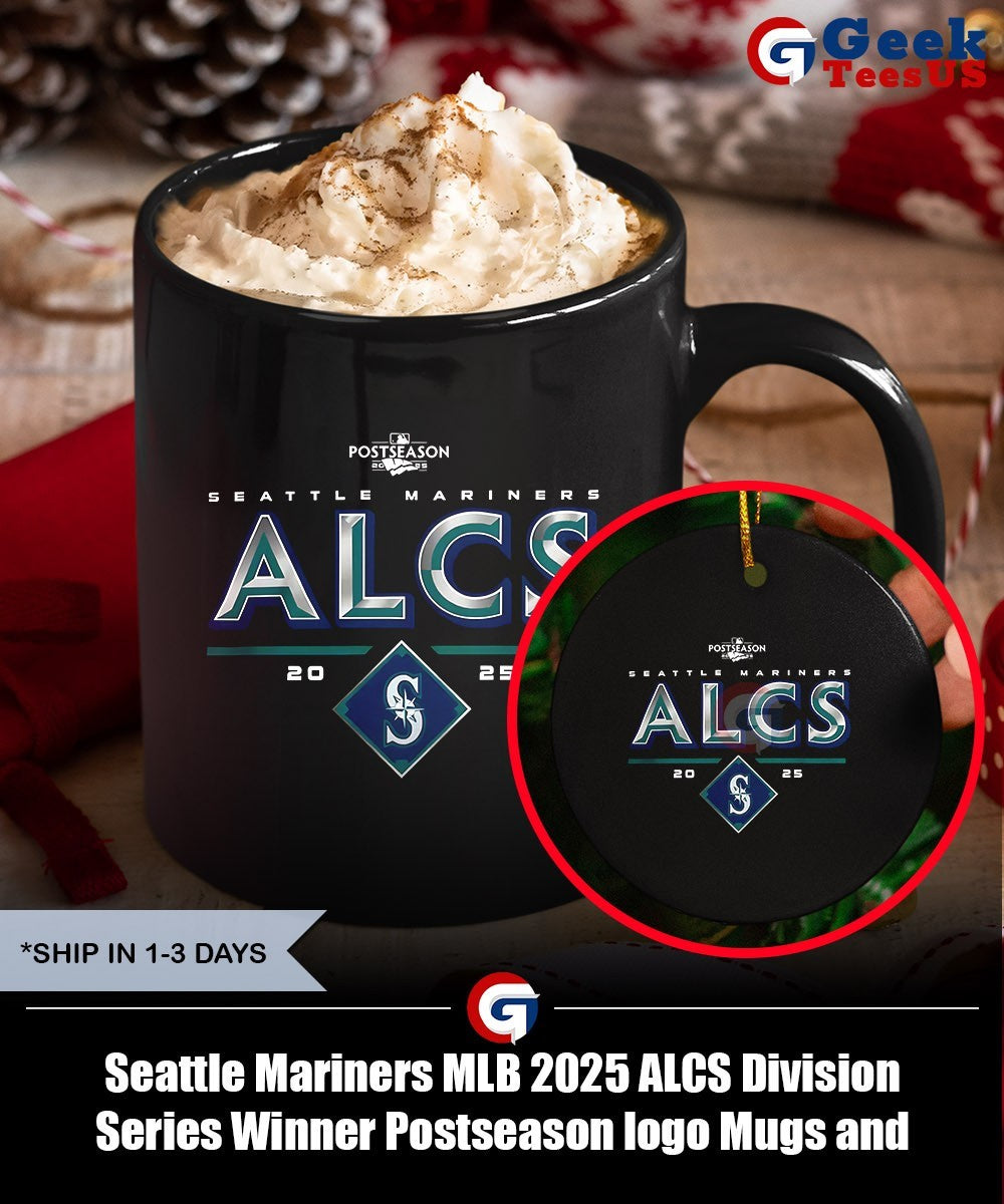 Seattle Mariners MLB 2025 ALCS Division Series Winner Postseason logo shirt