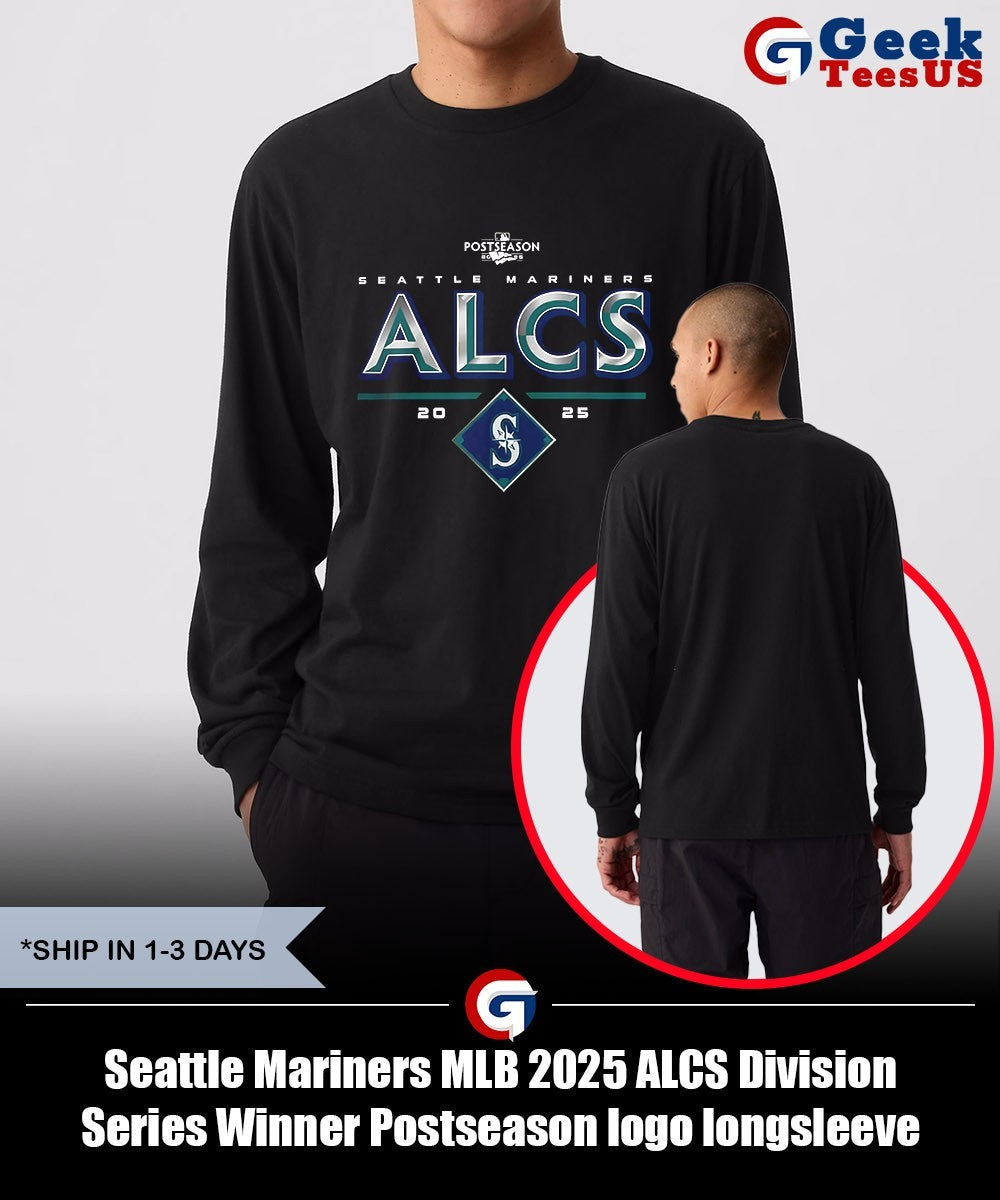 Seattle Mariners MLB 2025 ALCS Division Series Winner Postseason logo shirt