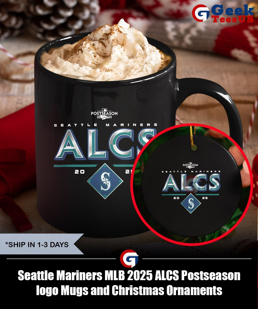 Seattle Mariners MLB 2025 ALCS Postseason logo shirt