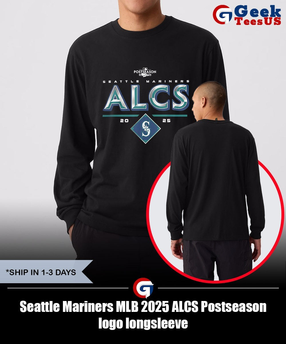 Seattle Mariners MLB 2025 ALCS Postseason logo shirt
