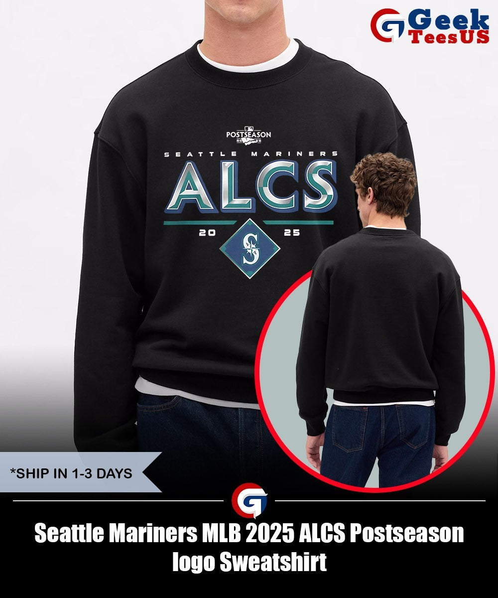 Seattle Mariners MLB 2025 ALCS Postseason logo shirt