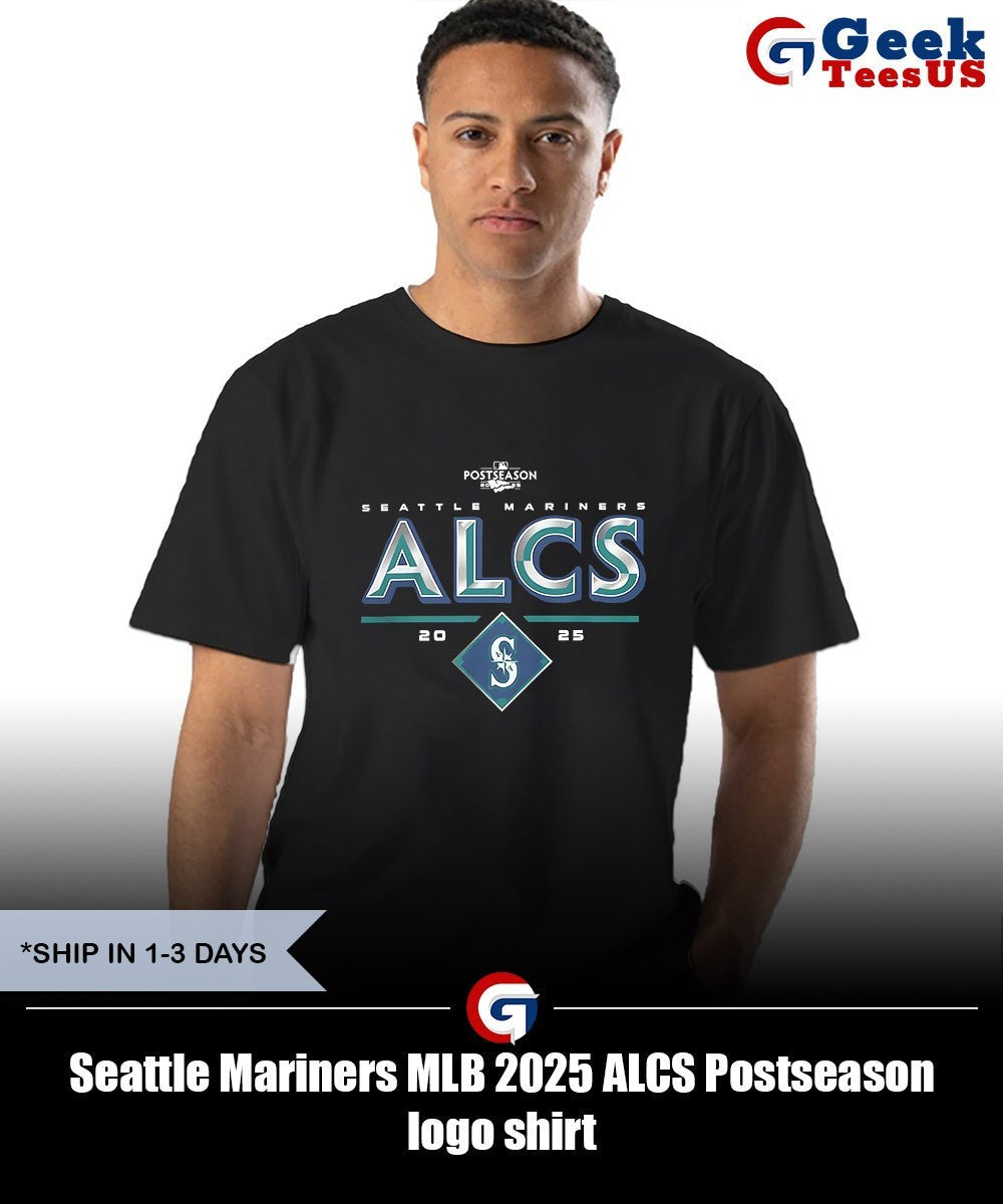 Seattle Mariners MLB 2025 ALCS Postseason logo shirt