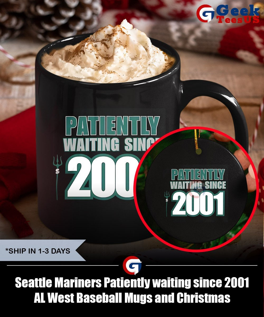 Seattle Mariners Patiently waiting since 2001 AL West Baseball shirt