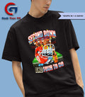 Second down beer and four to go helmet shirt
