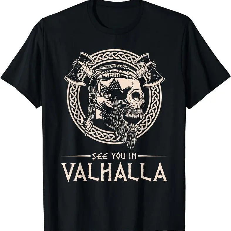 See You In Valhalla Viking T-Shirt Hoodie, Sweatshirt | HypeDripTees.com