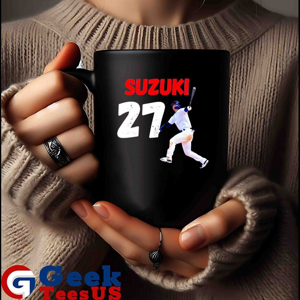 Seiya Suzuki No.27 Chicago Cubs baseball shirt