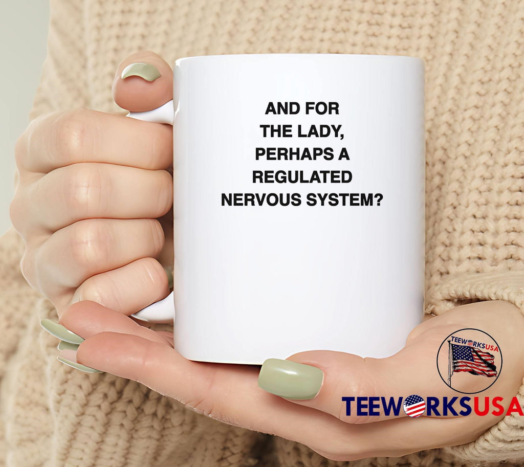 Self Care Gift, Regulated Nervous System, Mindfulness T-Shirt