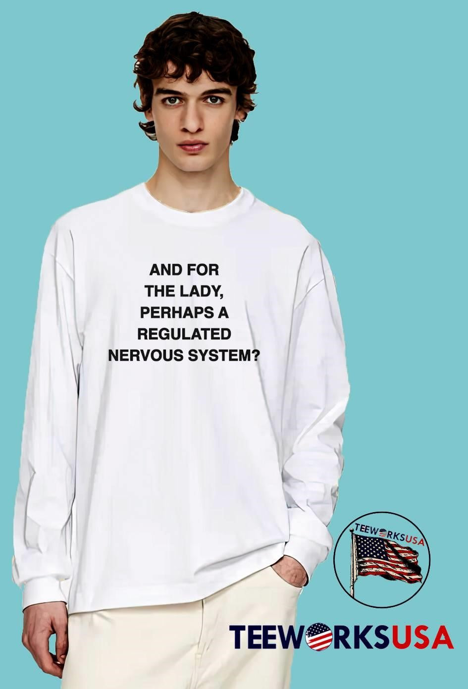 Self Care Gift, Regulated Nervous System, Mindfulness T-Shirt